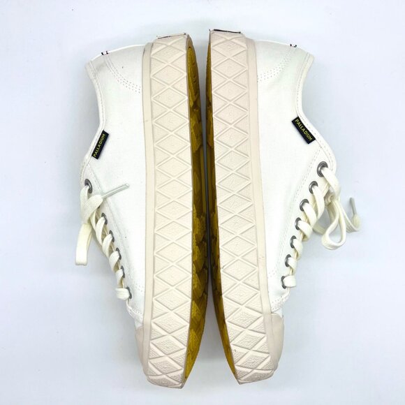 Palladium Palla Ace Organic White Canvas Sneakers Women’s 7.5 - Picture 6 of 8